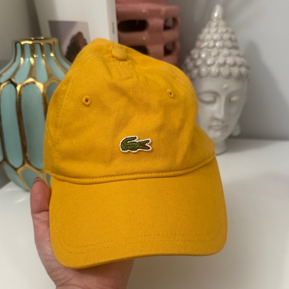 Lacoste Mustard Yellow Hat unisex